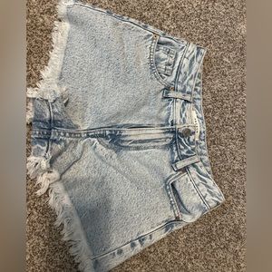 pacsun high rise festival jean shorts